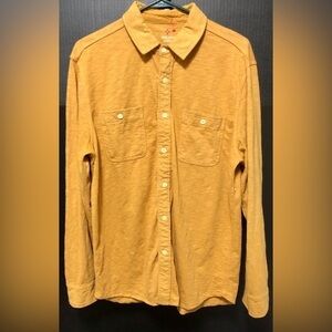 💫True Grit Yellow Maize Button Down Shirt